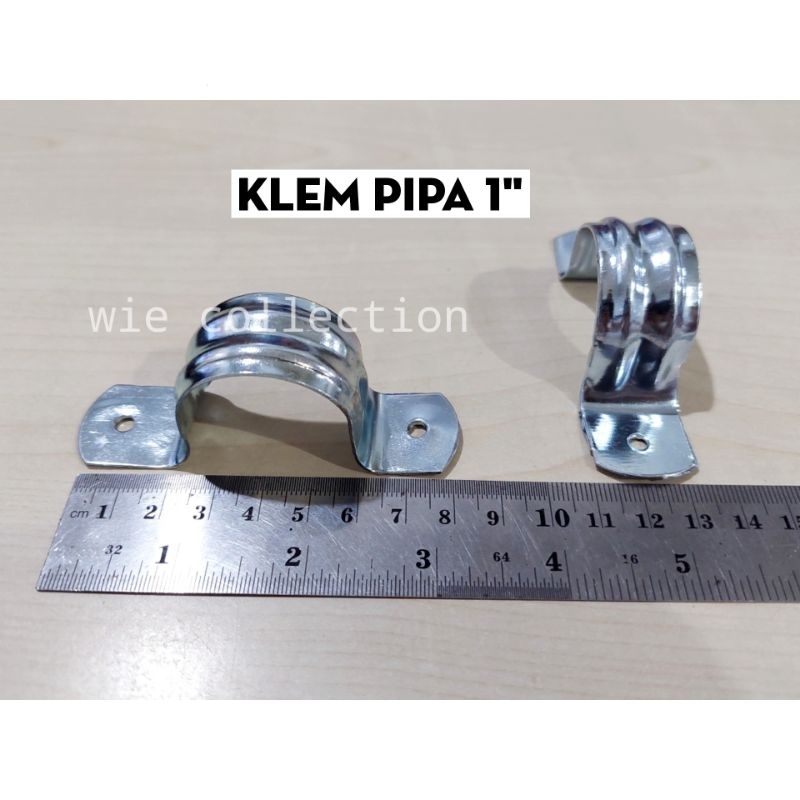 KLEM PIPA BESI 1" TEBAL / KLEMAN PLAT BESI 1 INCH / CLAMP PIPA