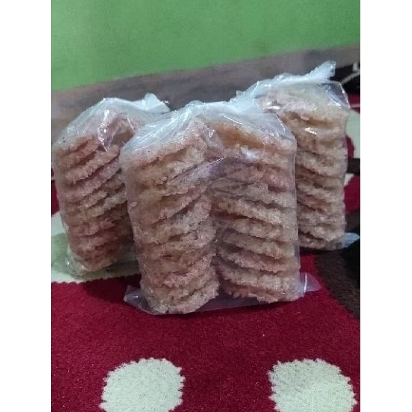 

Rengginang Mentah Rasa Terasi Setandar isi 20 pcs Besar Khas Cianjur