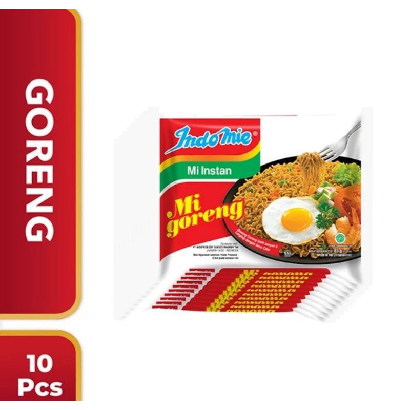 

Indomie Goreng, Kari, Ayam Bawang, Soto mie