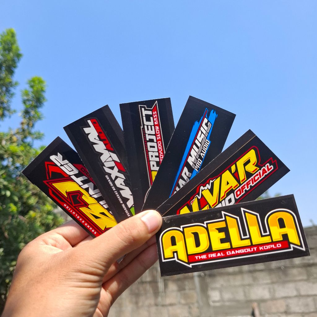 

STICKER SOUND SYSTEM AUDIO / STIKER SOUND SISTEM / STIKER CUSTOM /STIKER AUDIO MIX LENGKAP