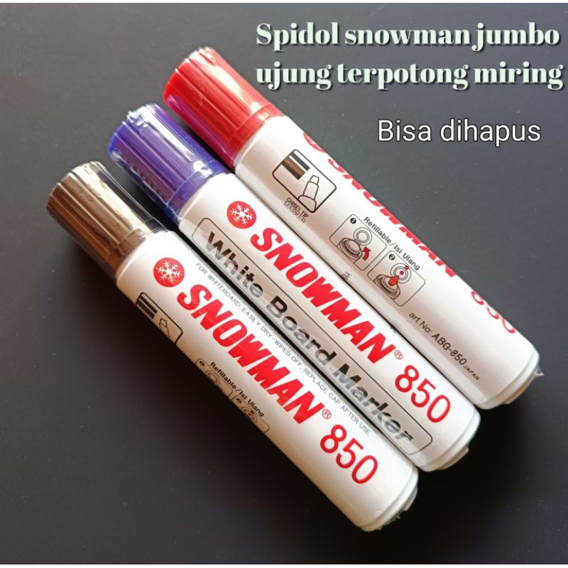 

spidol snowman jumbo bisa dihapus/Nonpermanent