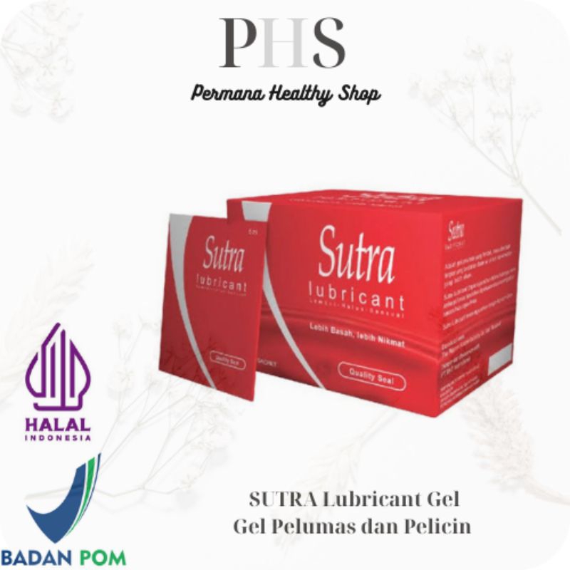 SUTRA LUBRICANT GEL SACHET 5 ML / Gel Pelumas / Gel Pelicin