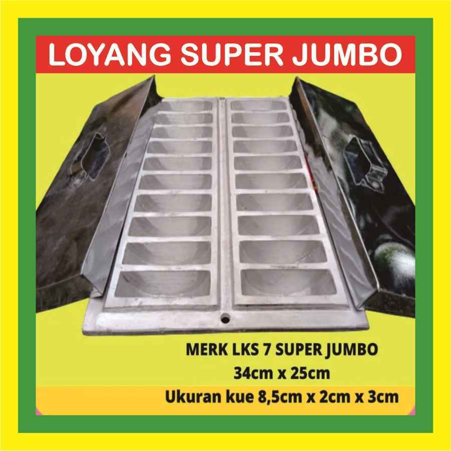 Cetakan Loyang Pukis Lks 7 Kue 8,5 Cm Super Jumbo Tebal Kue Pancong Bandros Gandos Khusus Anti Lengk