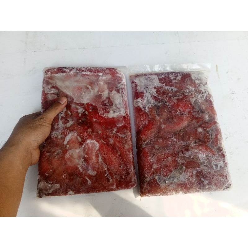 tetelan daging ikan tuna
