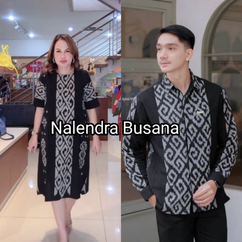 READY STOCK BAJU TENUN COUPLE TUNIK TENUN KEMEJA TENUN PRIA BAJU KONDANGAN BAJU PESTA BAJU KANTOR