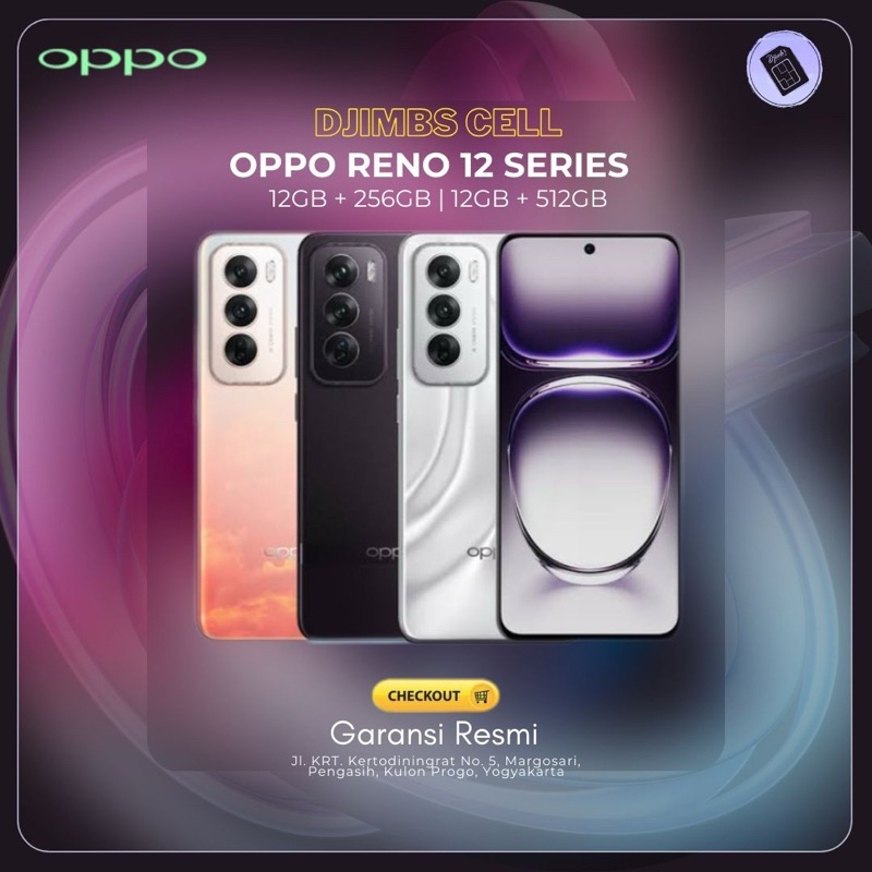 OPPO RENO 12 PRO 5G RAM 12GB INTERNAL 512GB GARANSI RESMI SPEK GAHAR HP MURAH GAMING DAN KONTEN KREA