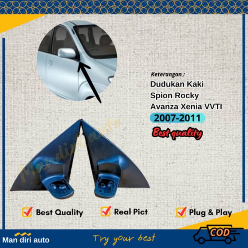 Dudukan Kaki Spion Avanza AVANZA VVTI 2004 2005 20062007 2008 2009 2010 2011