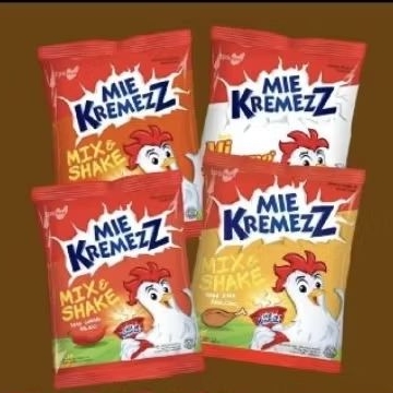 

MIE KREMEZ 1 RENTENG ISI 10 BUNGKUS × 16 gram