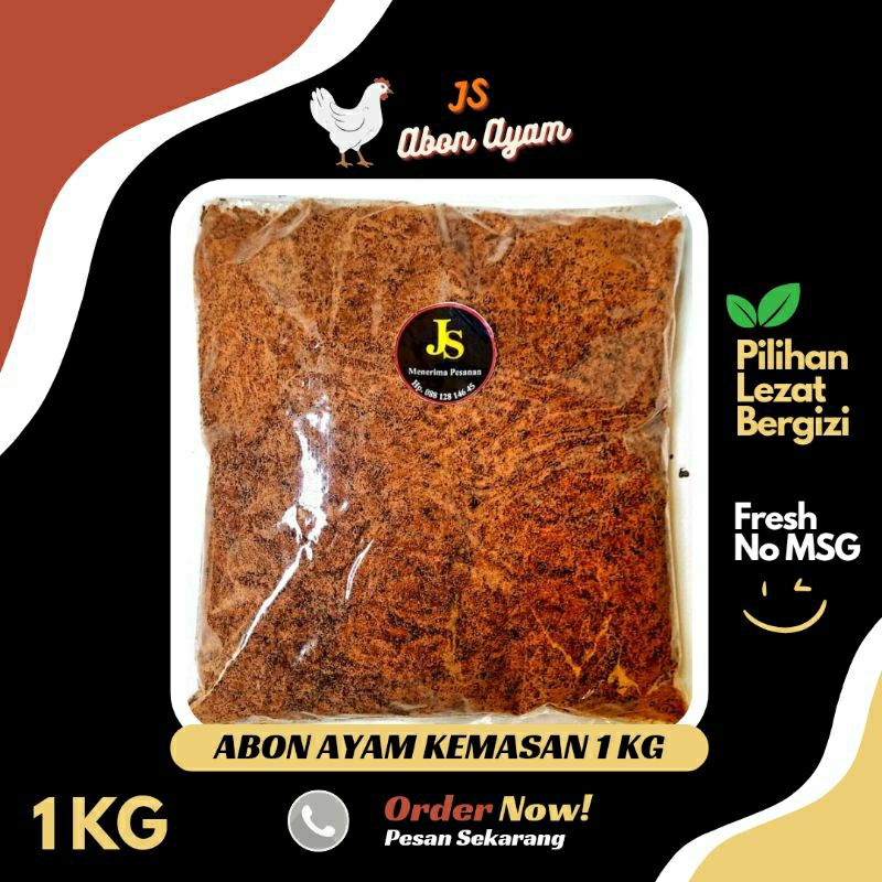 

Abon Ayam JS Kemasan 1 kg