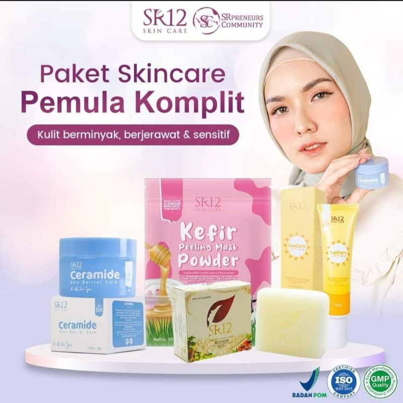 Paket pemula skincare SR12