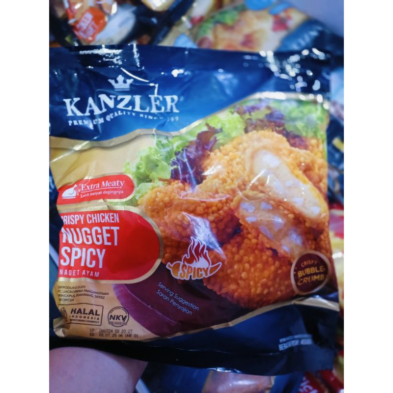 

Kanzler Nugget Spicy 450gram