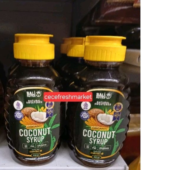 

Jual organic coconut syrup bali nutra pack 350 ml