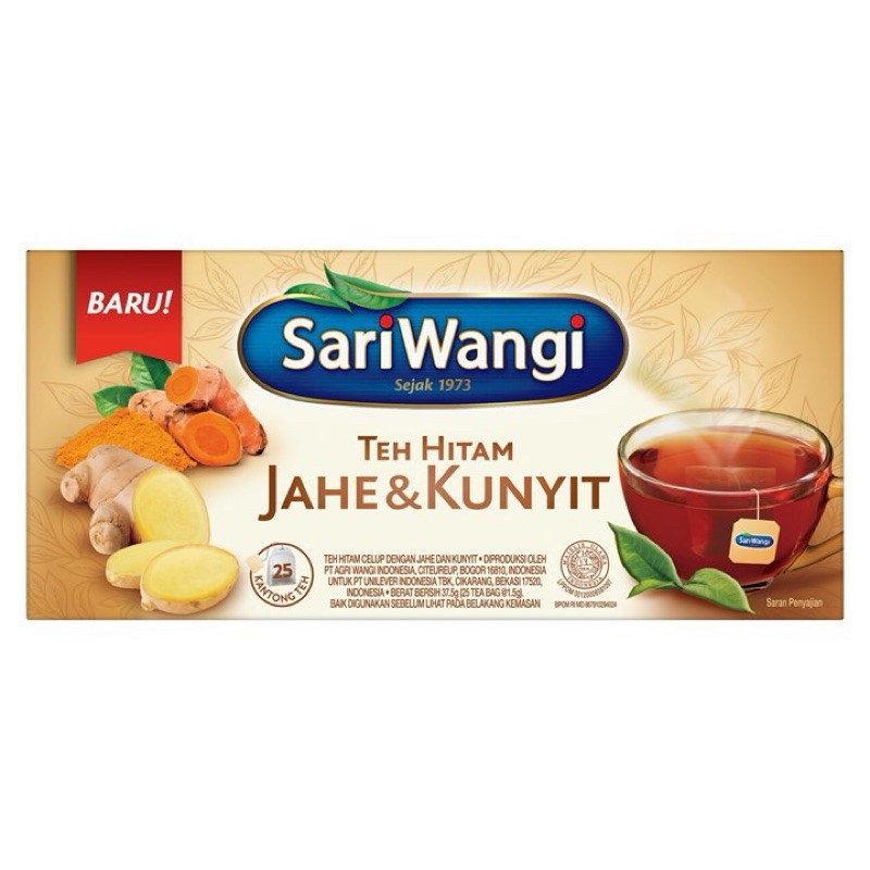 

SariWangi Teh Celup Hitam Jahe & Kunyit