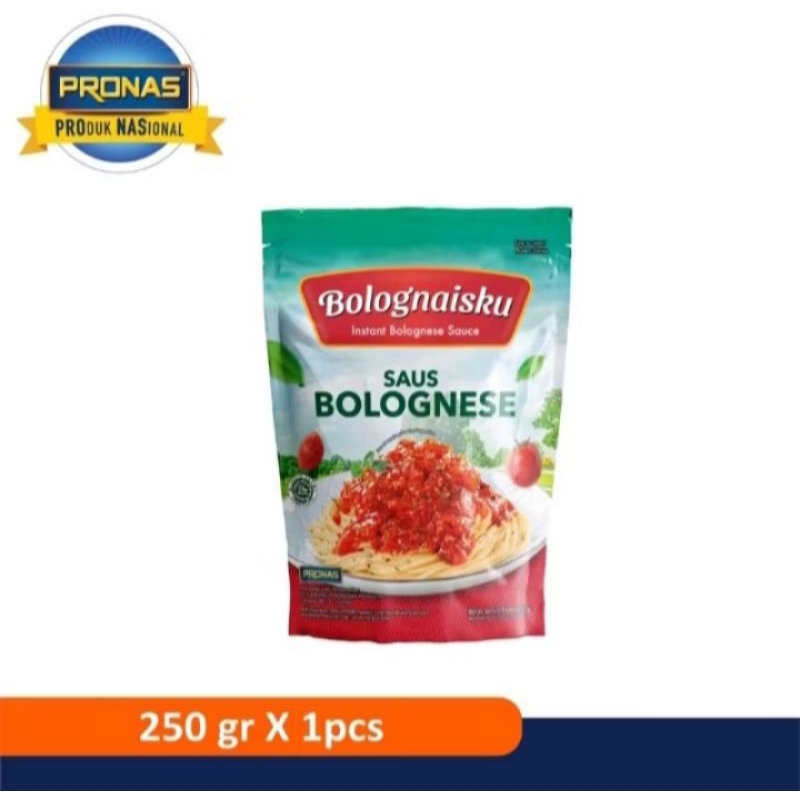 

Pronas BOLOGNAISKU Saus Bolognese 250 gr - Saus Spageti bolognais