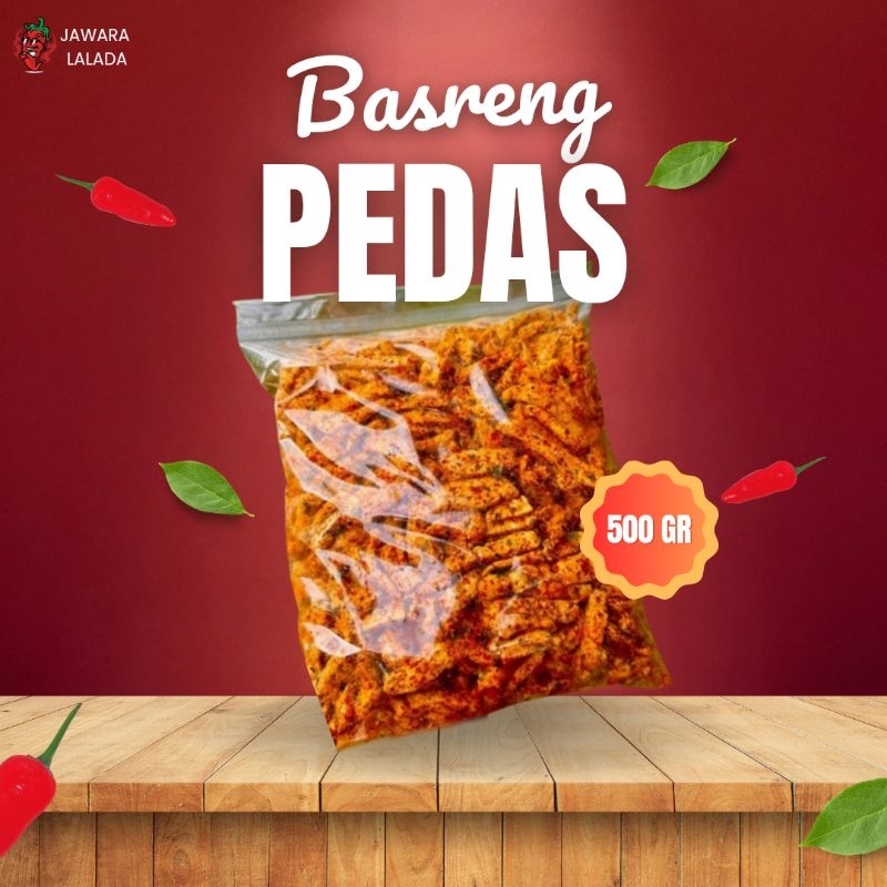 

basreng rempah pedas daun jeruk 500 gr /basreng pedas daun jeruk 500 gr / basreng pedas daun jeruk / basreng daun jeruk 500 gr / basreng daun jeruk