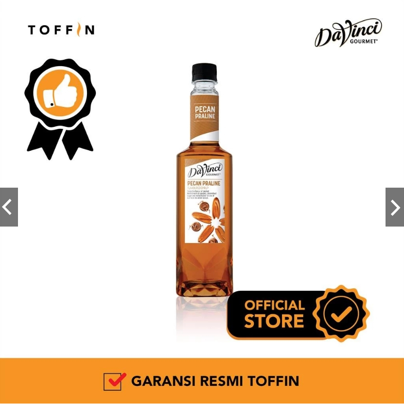 

Davinci Syrup Pecan Praline - Sirup Rasa Cokelat Kacang 750 ml