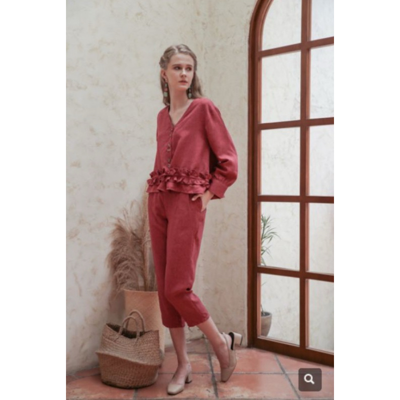 Maven - Gemma Cassian Set in Bright Hibiscus