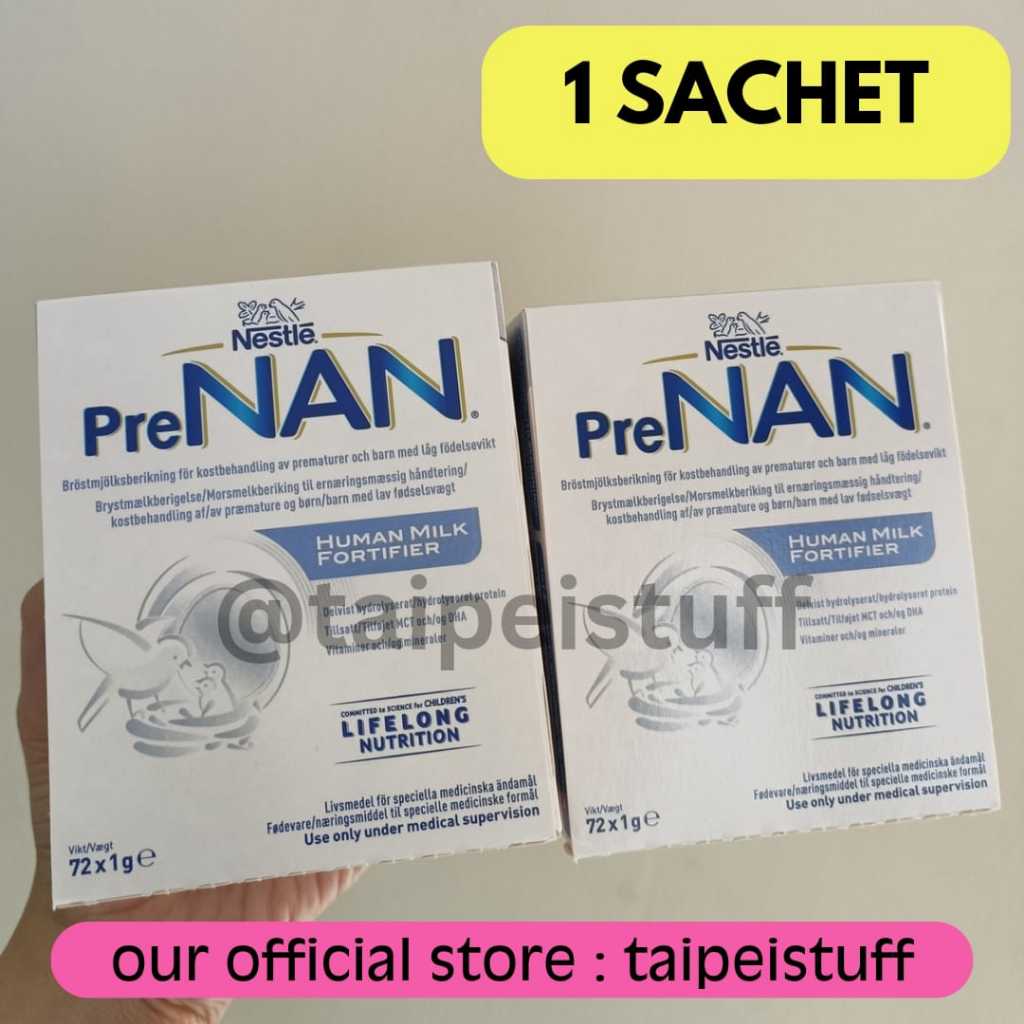 PreNAN HMF Human Milk Fortifier Nestle Box Prematur BBLR ECER READY