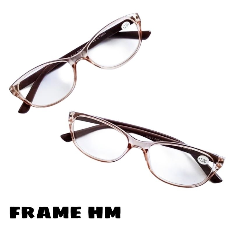 Kacamata plus cat eye / kacamata baca cat eye / kacamata baca / kacamata plus bacaan cat eye