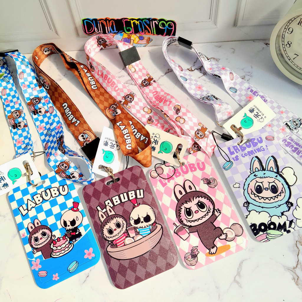 

Gantungan Kartu Lanyard LABUBU Tali Panjang Full Colour Ready 4 Warna / Tali Kalung Card Holder Labubu SUPER CUTE LUCU Best Seller Kualitas Terbaik Bisa Grosir dan COD Harga Termurah