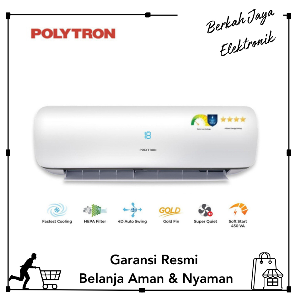 AC Standard Polytron 1 PK Neuva Ice PAC-09VZS Smart AC