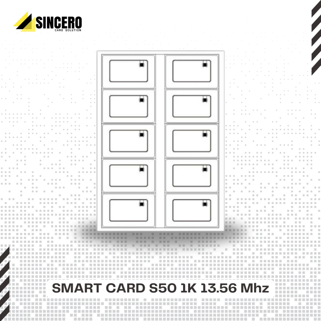 

INLAY MIFARE A4 - SMART CARD S50 1K 13.56 Mhz