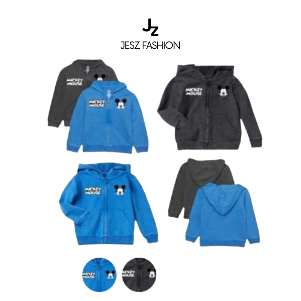 Hoodie Anak Wonder Nation Mickey Mouse Full Zipper Hoodie