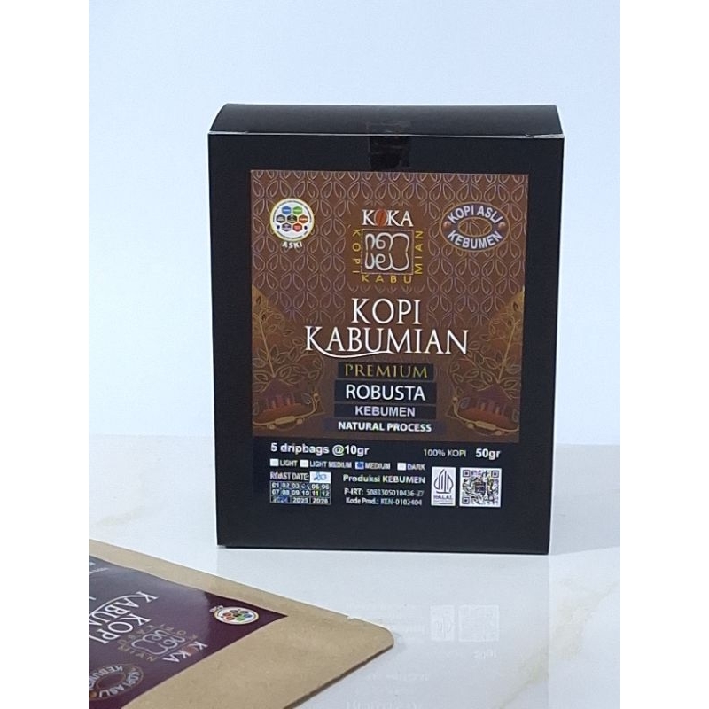 

Kopi Robusta Premium dripbag 5 sachettes