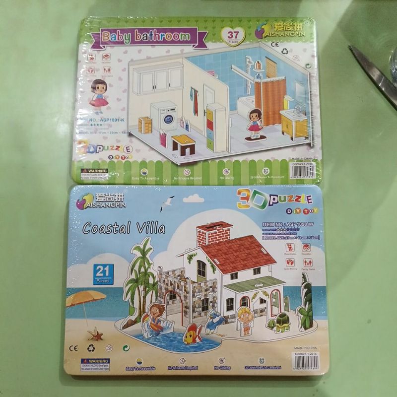 puzzle 3D DIY busa ukuran besar jigsaw