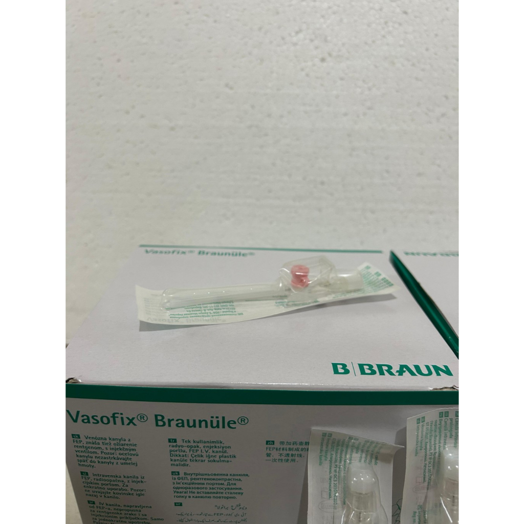 B BRAUN Vasofix Braunule 20G & 22G