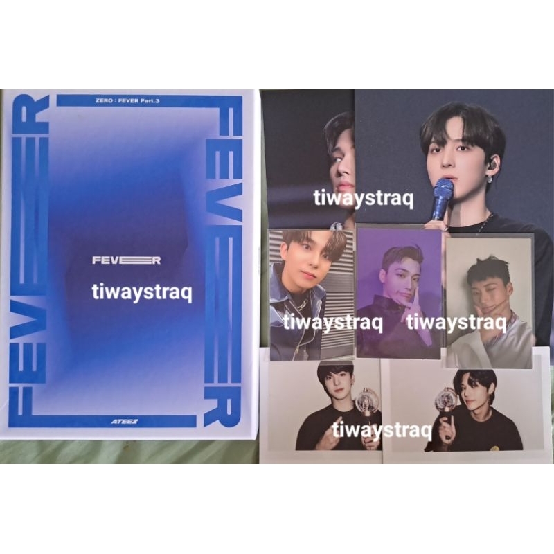 ALBUM ATEEZ FEVER EPILOGUE PC SAN JONGHO WOOYOUNG JUNHO DVD FELLOWSHIP