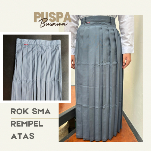 Seragam Sekolah SMA Rok Rempel Atas Puspa Busana