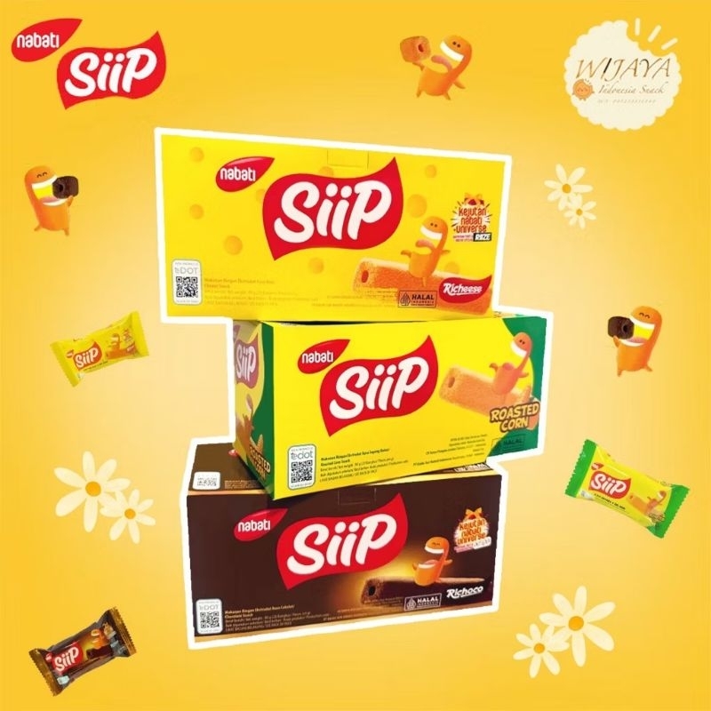 

Nabati Siip Box 20 pcs / Snack murah / jajan murah / ciki murah