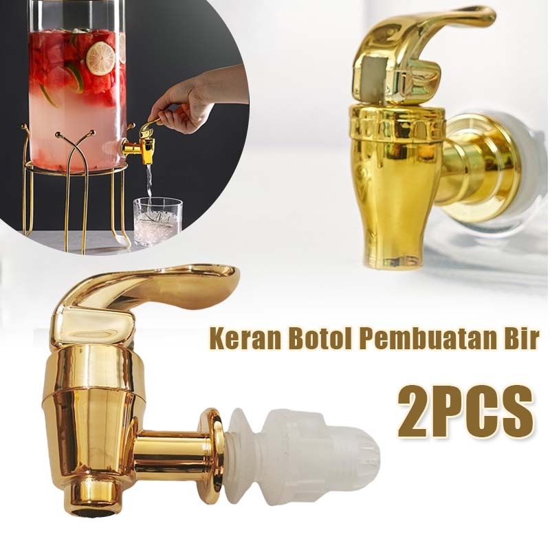 2pcs Dispenser Keran  Karat Kran Bak Teh Universal  Keran Air Dispenser Keran Dispenser Kaca Untuk T