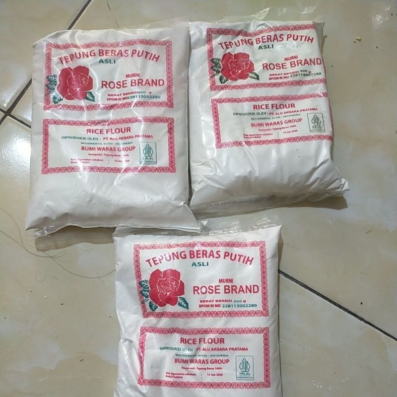 

Tepung beras rose brand mini