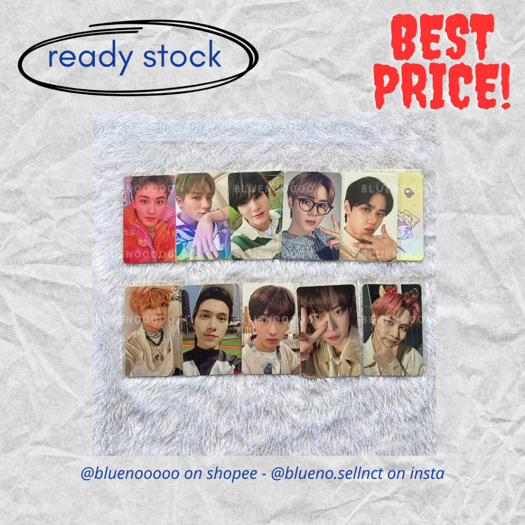 [READY] PC JENO MARK KUN CHENLE HENDERY JISUNG DOYOUNG LUCKYDRAW 4X6 CINEMA MINI BALOON BINDER NCT H