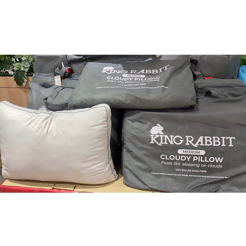 Bantal King Rabbit Cloudy Pillow size Medium