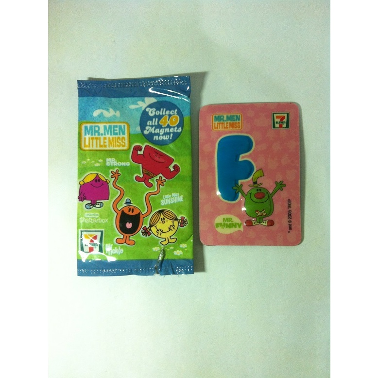 THOIP. Mr. Men Little Miss Magnets - F. Funny by 7-Eleven 2009