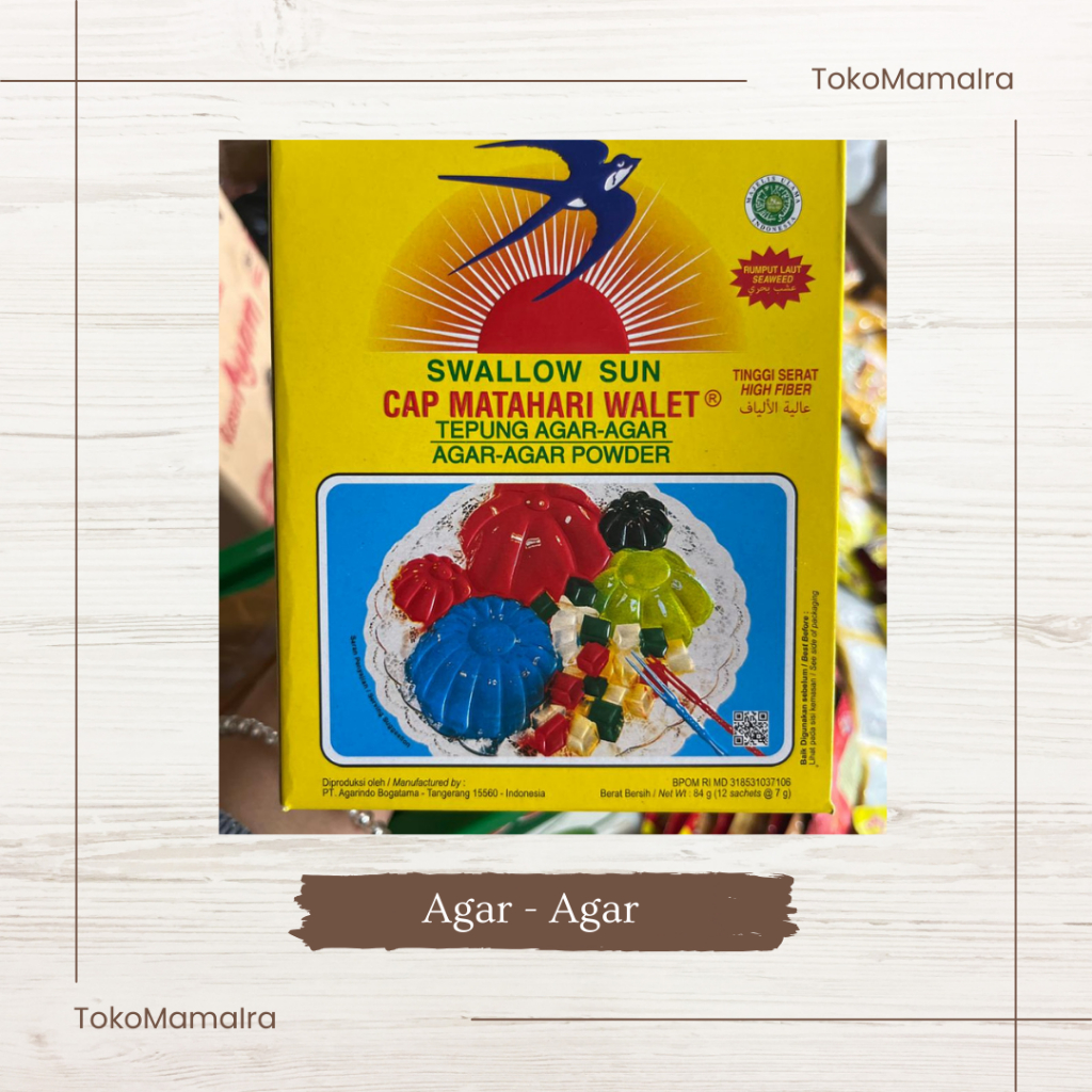 

Agar - Agar Swallow dan Bola Dunia / TokoMamaIra