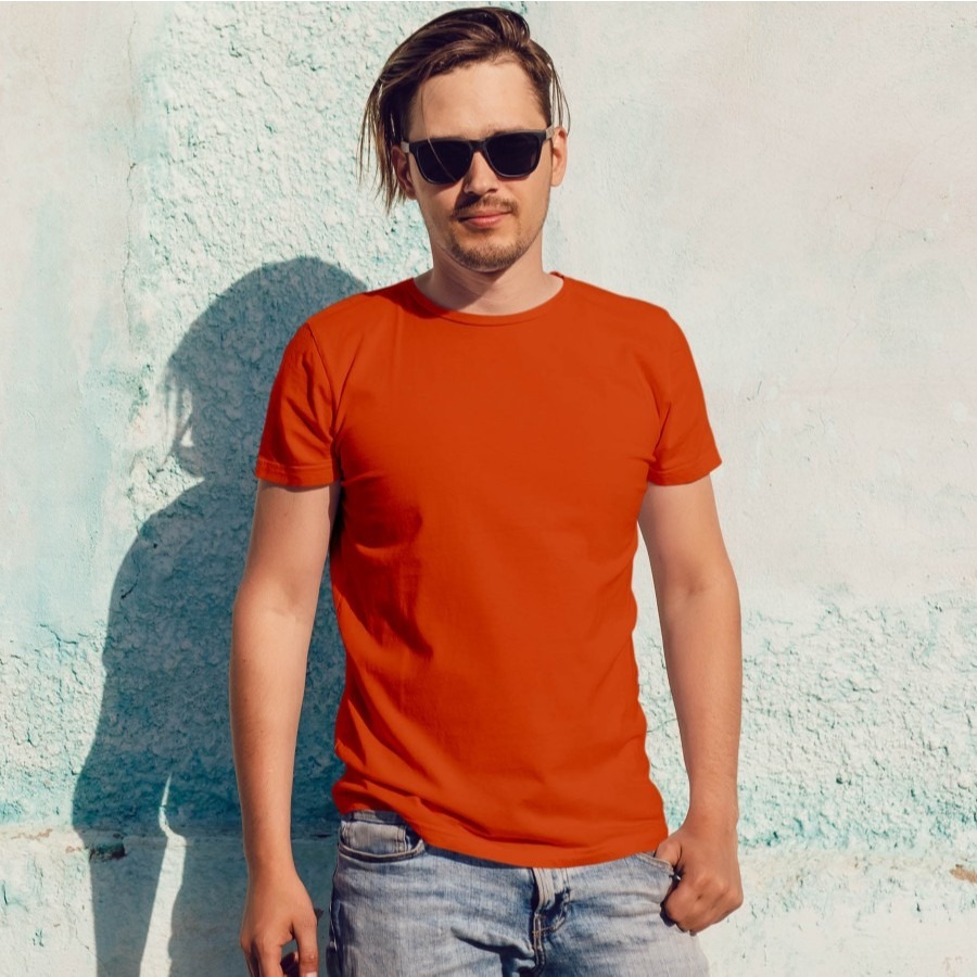 Kaos Polos Merah BATA - Premium Grade 100% Cotton