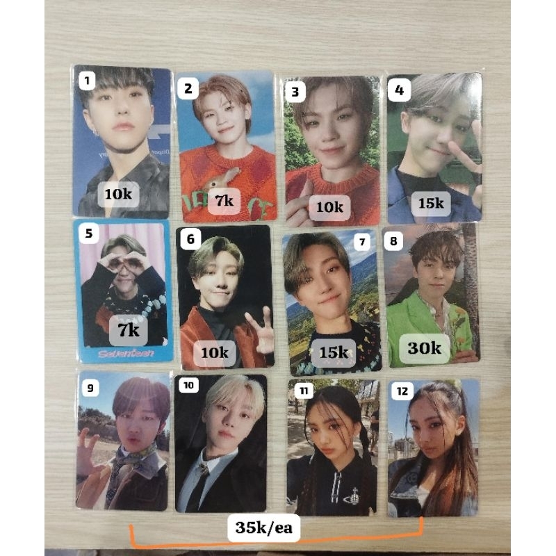 [READY] PC SEVENTEEN MINGHAO THE8 HORANGHAE WOOZI SEUNGKWAN GAME BOI VERNON HYEIN NEWJEANS OFFICIAL