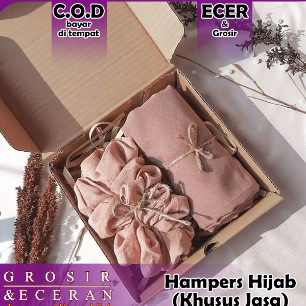 

HAMPERS GIFT BOX HIJAB KHUSUS JASA SAJA TANPA PRODUK