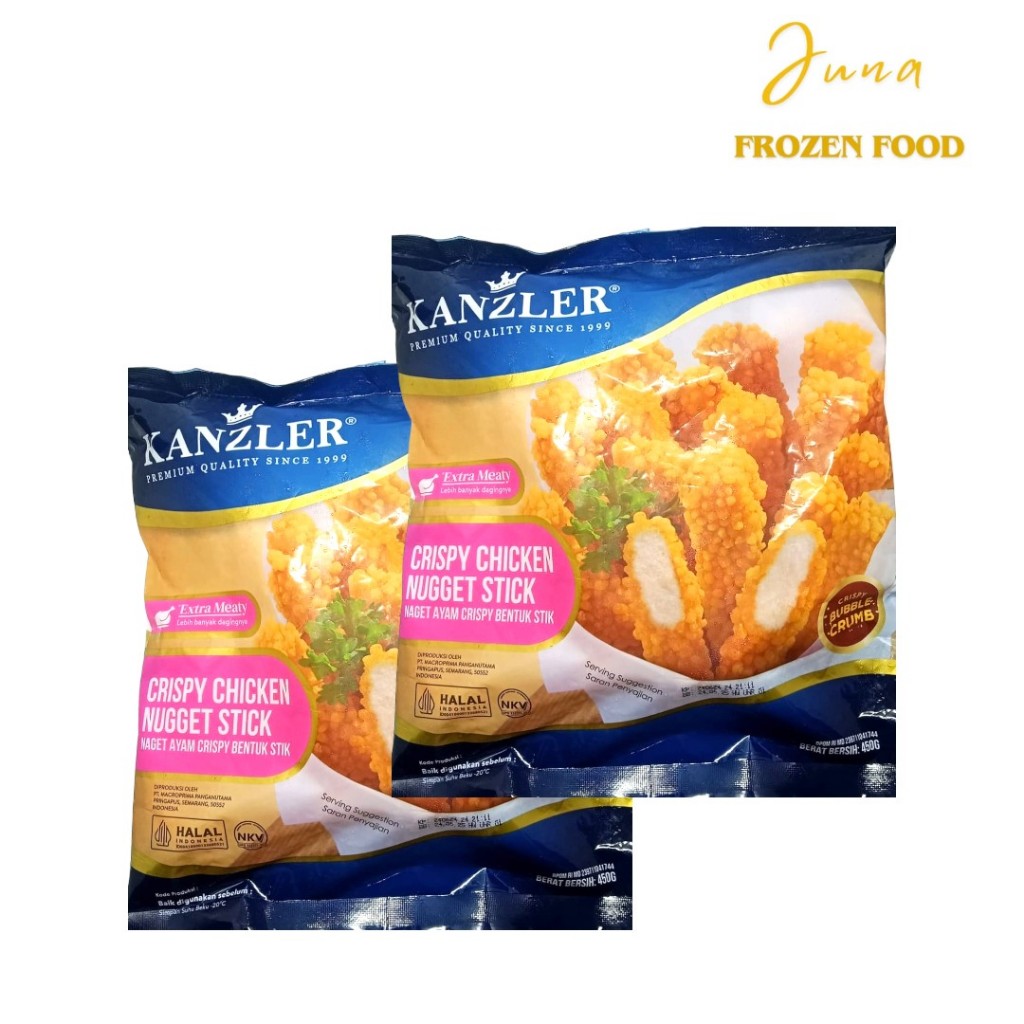 

KANZLER CRISPY CHICKEN NUGGET STICK 450 GR