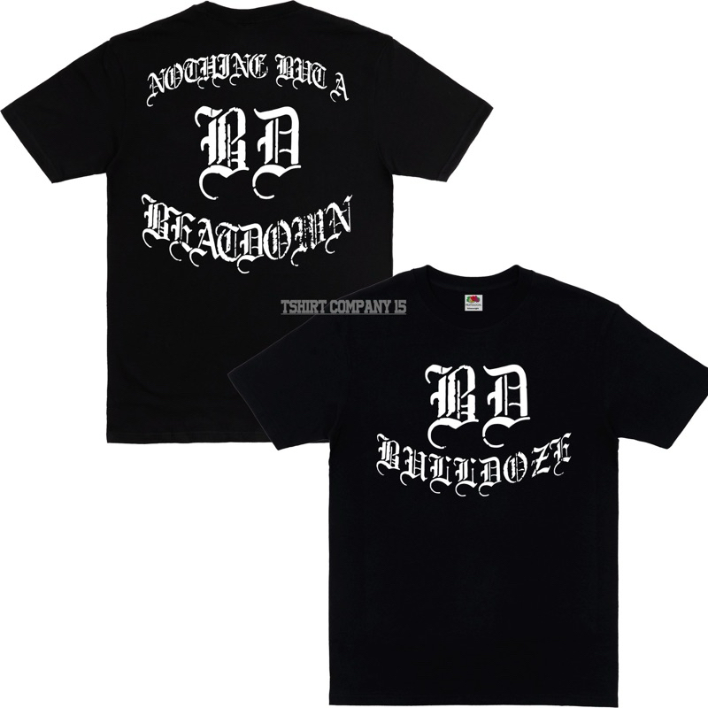 Bullddoze Hardcore Music - Nothing - Tshirt Black Kaos Band Hardcore musik