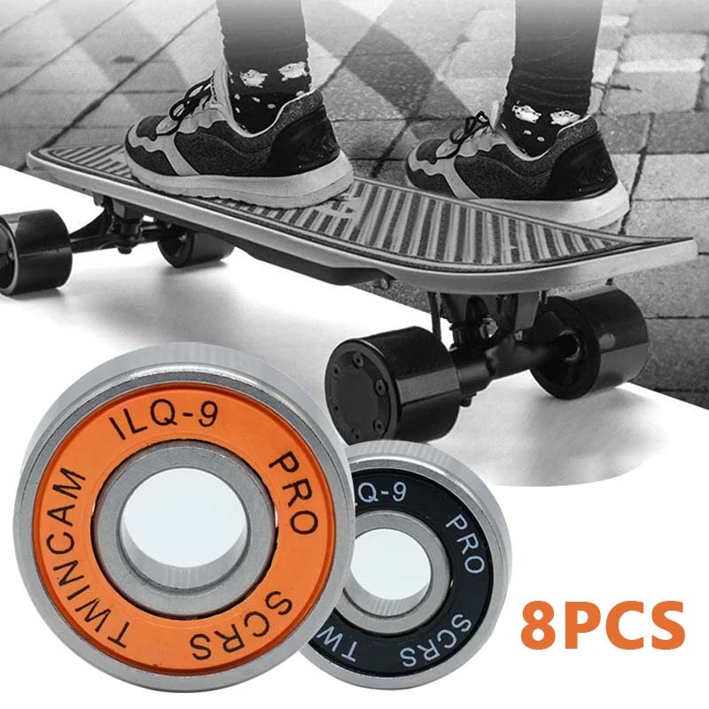 8pcs ILQ-11 skateboard bearing/Bearing High Speed/bearing inline skate/bearing skate