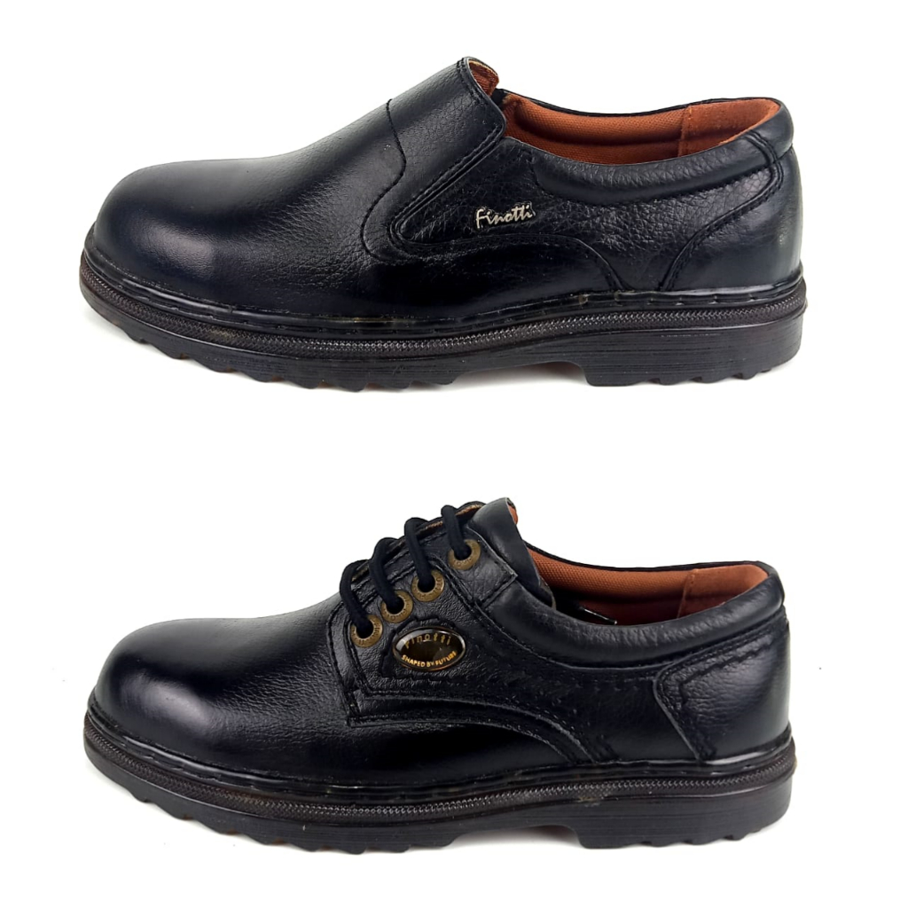 Sepatu Boots  Safety Kulit Pria Finotti Original