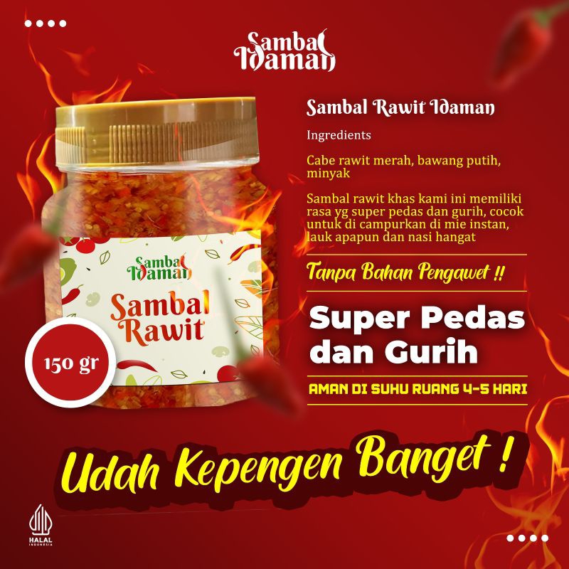 

Sambal Rawit Sambal Cumi Sambal Tongkol Asap Sambal Kemasan Asli Tanpa Bahan Pengawet Sambal Gurih Sambal Rempah