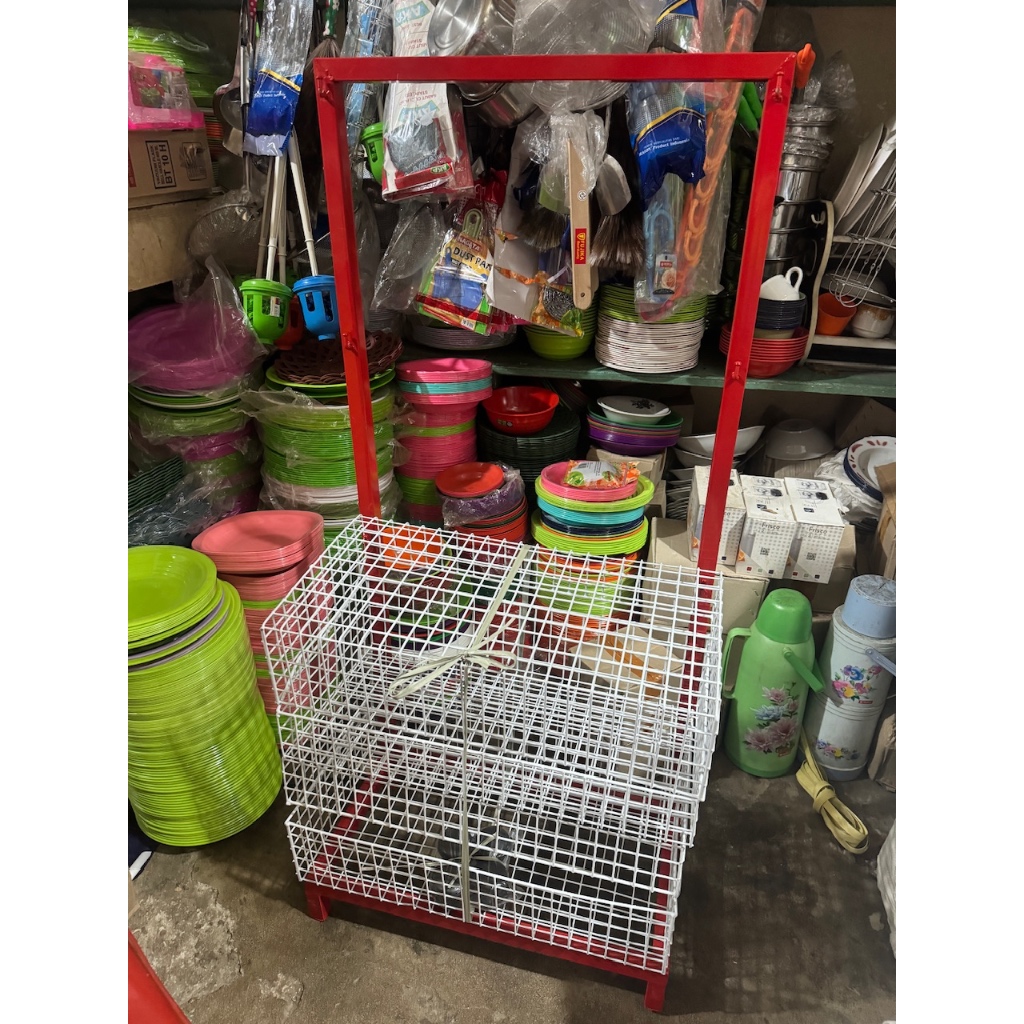 [DK] RAK CIKI RODA WARUNG CHIKI SNACK SERBAGUNA 4 SUSUN MURAH | RAK CIKI SUSUN 4 RODA