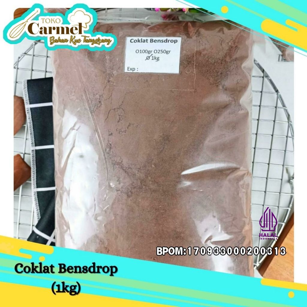 

Bensdrop Coklat Bubuk 1kg - Coklat bubuk premium 22/24