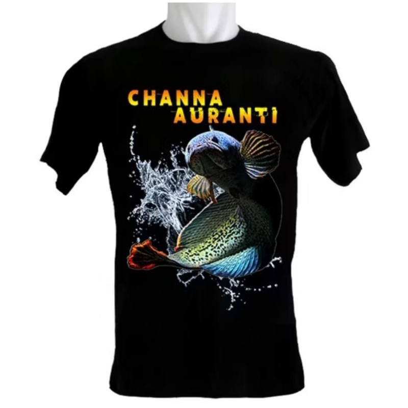 KAOS IKAN CHANNA AURANTI IKAN GABUS // IKAN PREDATOR